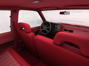 Generic pickup truck 25 3Dモデル