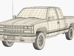 Camioncino generico 25 Modello 3D