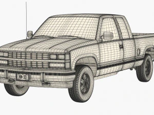 Camioncino generico 25 Modello 3D
