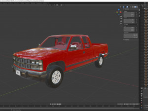 Generic pickup truck 25 3Dモデル