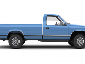 Generic pickup truck 23 3D Model