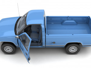 Generic pickup truck 23 3D Model