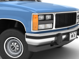 Generic pickup truck 23 3D Model