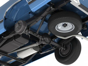 Generic pickup truck 23 3D Model