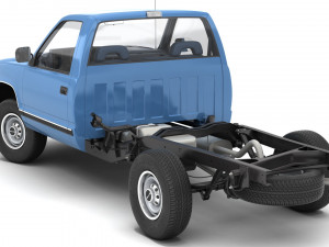 Generic pickup truck 23 3D Model