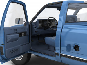 Generic pickup truck 23 3D Model