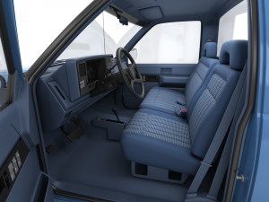 Generic pickup truck 23 3D Model