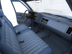 Generic pickup truck 23 3D Model
