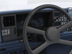 Generic pickup truck 23 3D Model