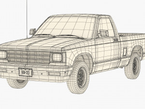 GENERIC PICKUP TRUCK 28 3Dモデル
