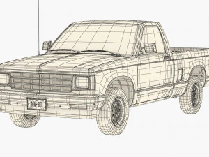 GENERIC PICKUP TRUCK 28 3D Model