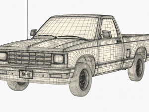 GENERIC PICKUP TRUCK 28 3D Model