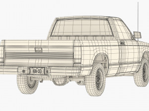 GENERIC PICKUP TRUCK 28 3Dモデル