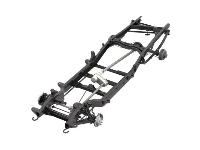 PICKUP TRUCK CHASSIS 7 3D Модель .c4d .max .obj .3ds .fbx .stl .blend 