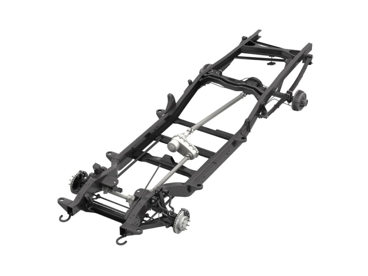 PICKUP TRUCK CHASSIS 7 3D Model .c4d .max .obj .3ds .fbx .stl .blend