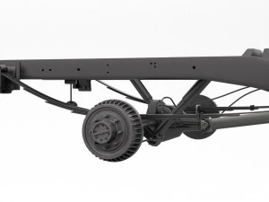 PICKUP TRUCK CHASSIS 7 3D Model