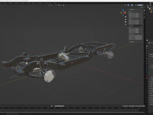 PICKUP TRUCK CHASSIS 7 3D Model