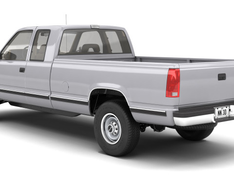 Generic Pickup Truck 27 3D 모델