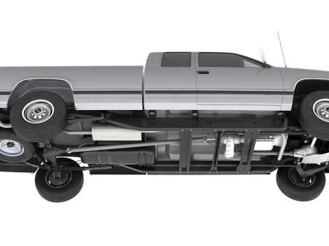Generic Pickup Truck 27 3D 모델