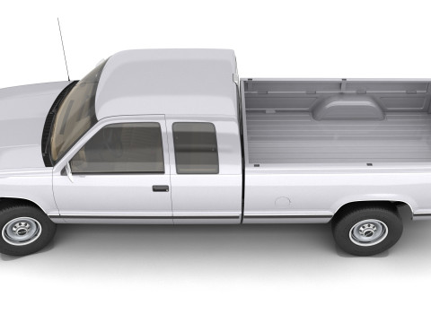 Generic Pickup Truck 27 3D 모델