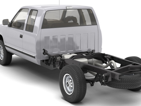 Generic Pickup Truck 27 3D 모델