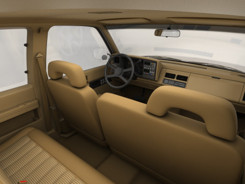Generic Pickup Truck 27 3D 모델