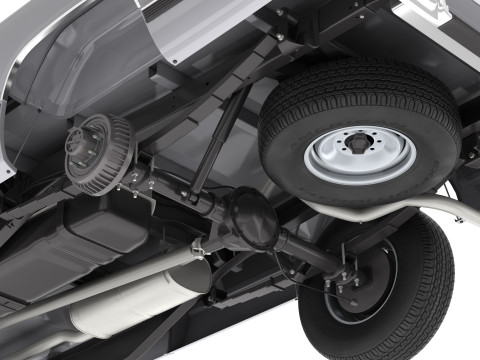 Generic Pickup Truck 27 3D 모델