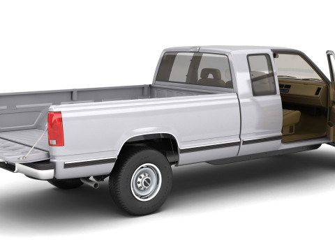 Generic Pickup Truck 27 3D 모델