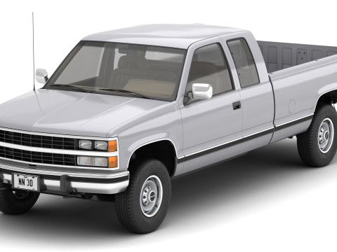 Generic Pickup Truck 27 3D 모델