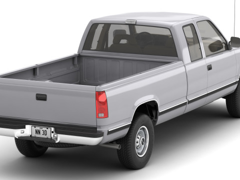 Generic Pickup Truck 27 3D 모델
