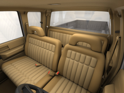 Generic Pickup Truck 27 3D 모델