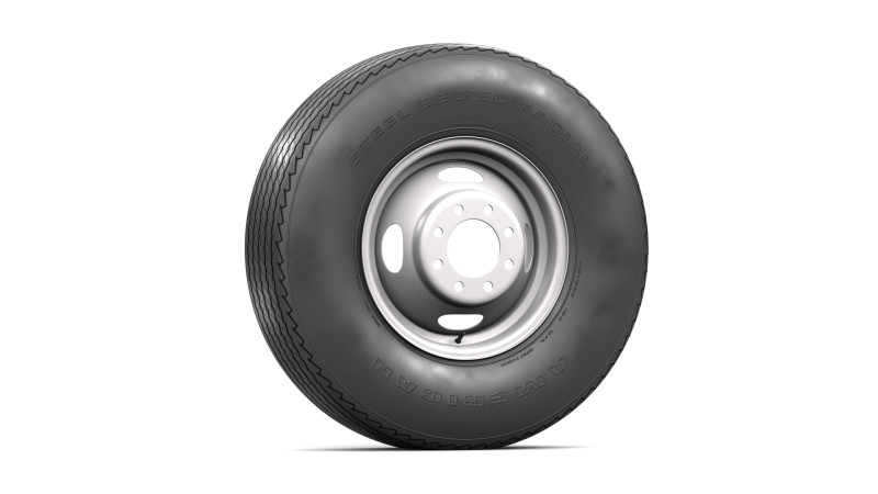 Vintage wheel and tire 10 Modelo 3D .c4d .max .obj .3ds .fbx .stl .blend