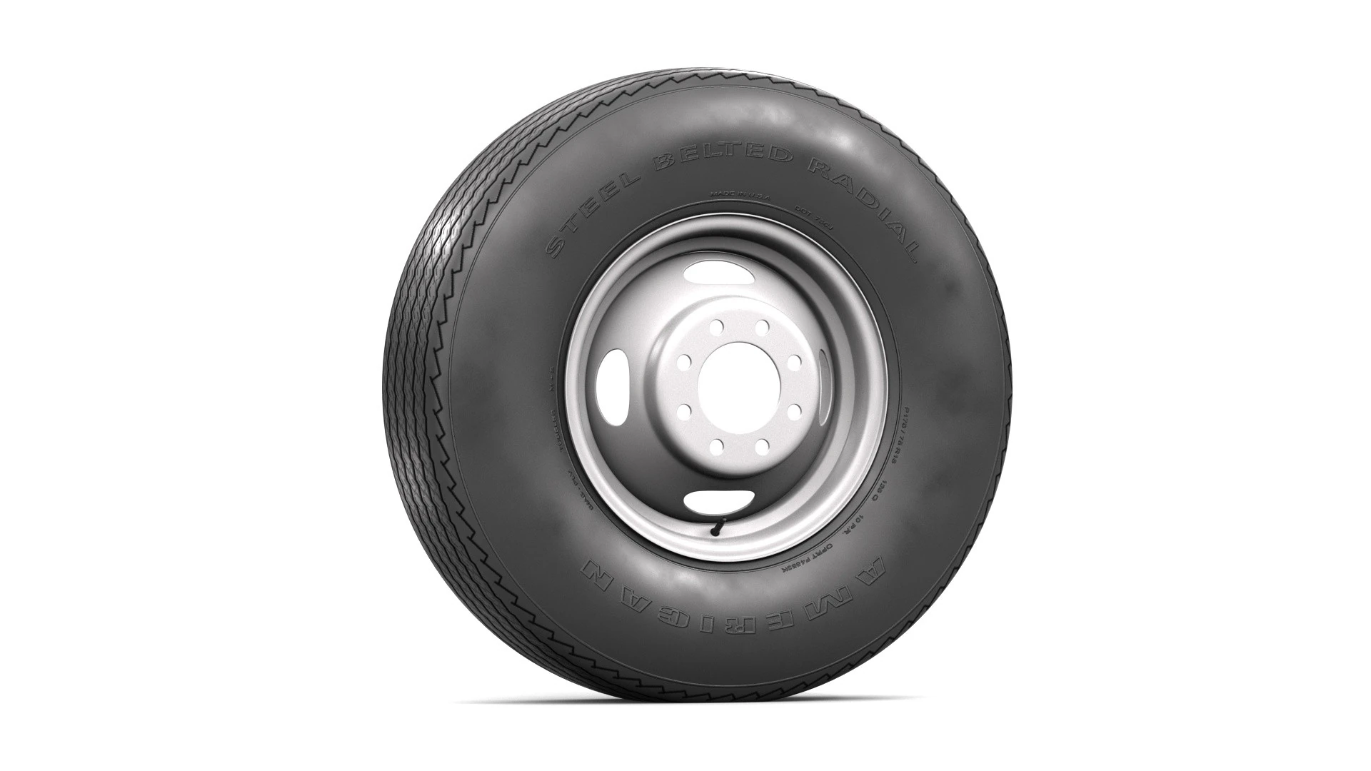 Roda e pneu vintage 10 Modelo 3D .c4d .max .obj .3ds .fbx .stl .blend 
