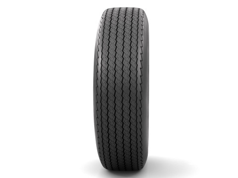 Vintage wheel and tire 10 Modelo 3D