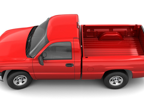 GENERIC PICKUP TRUCK 31 3D-Modell