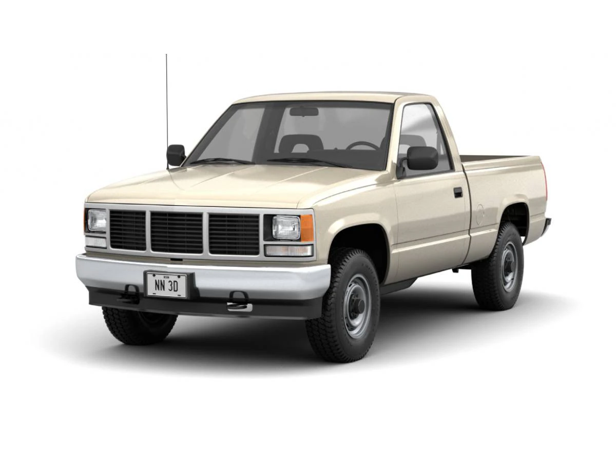 GENERIC PICKUP TRUCK 33 3D Model .c4d .max .obj .3ds .fbx .stl .blend 
