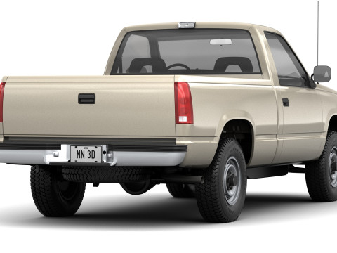 GENERISCHER PICKUP TRUCK 33 3D Modell