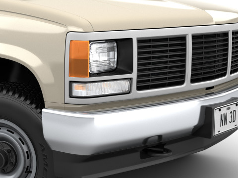 GENERISCHER PICKUP TRUCK 33 3D Modell