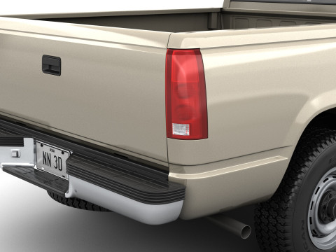 GENERISCHER PICKUP TRUCK 33 3D Modell