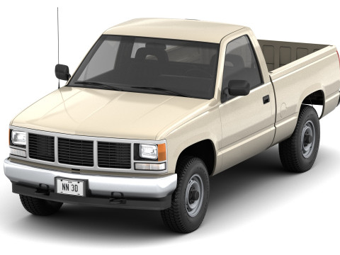 GENERISCHER PICKUP TRUCK 33 3D Modell
