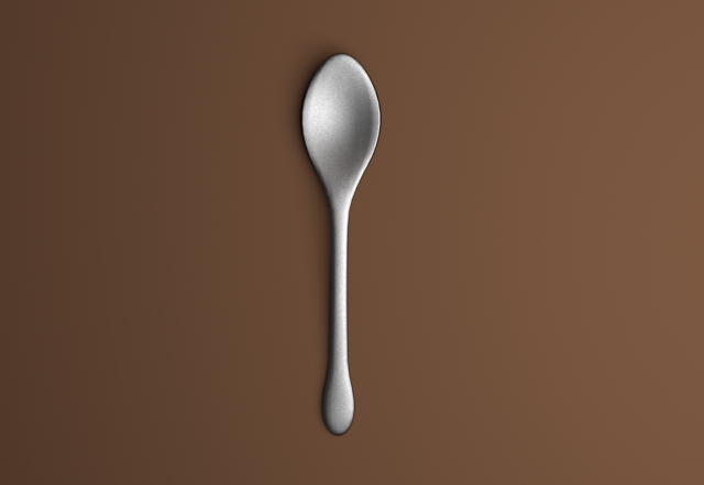 spoon 3D 모델 .c4d .max .obj .3ds .fbx .stl .blend 