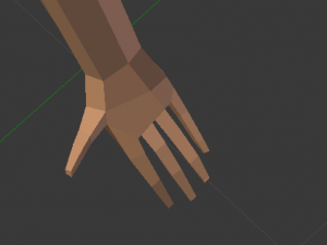 low poly person base 3D 모델
