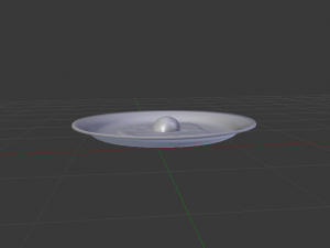 fried egg plate Modelo 3D