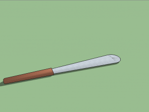 butter knife 3D Модель