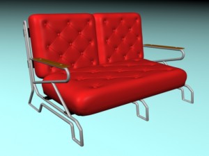 divan 3Dモデル