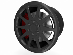 off road tyre 3D 模型