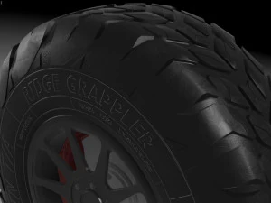 off road tyre 3D Model