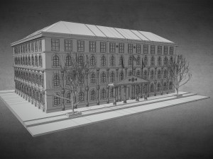 large house Modello 3D