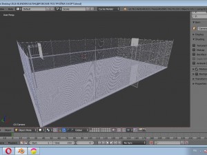 basketball court Model 3D