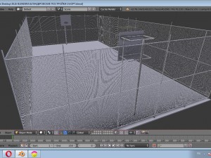 basketball court Model 3D